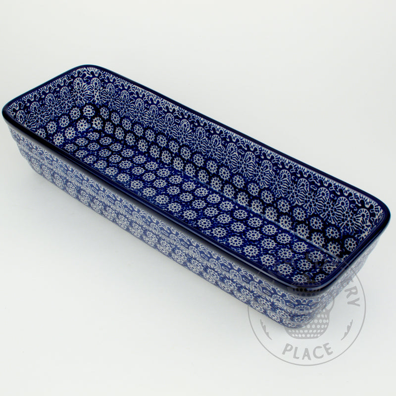 Long Loaf Pan - Blue Lace