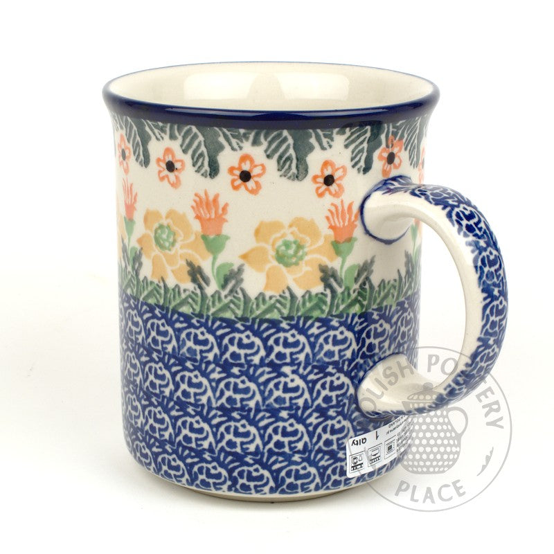 Large Traditional Mug - Polish Pottery