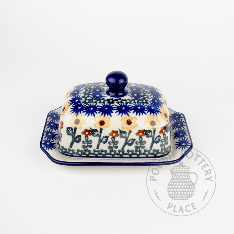 Small Butter Dish - Sunflowers