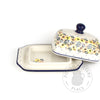 Small Butter Dish - Nasturtium Wreath