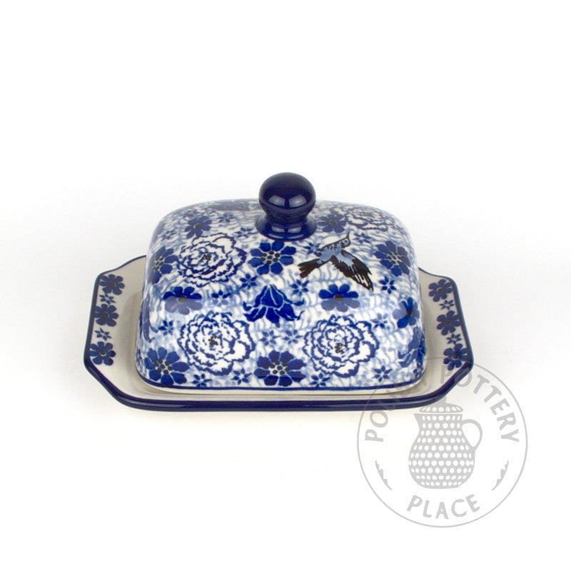 Small Butter Dish - Hummingbird