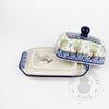 Small Butter Dish - Green Trees