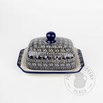 Small Butter Dish - Black Lace