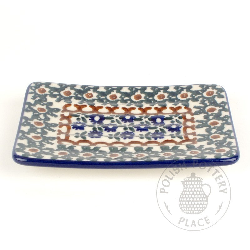 Rectangular Soap Dish - Tuscan Wild Flowers