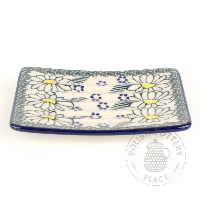 Rectangular Soap Dish - Marching Daisies