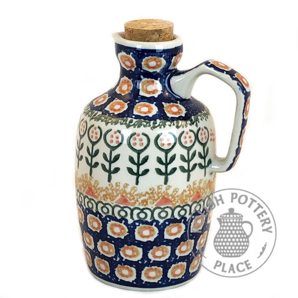 Olive Oil Bottle - Polish Pottery