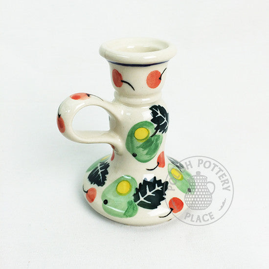 Small Candle Holder - Polish Pottery