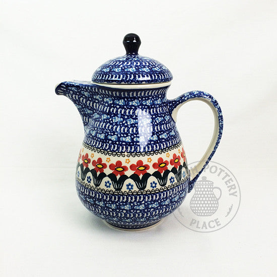 Coffee Pot - Large - Polish Pottery