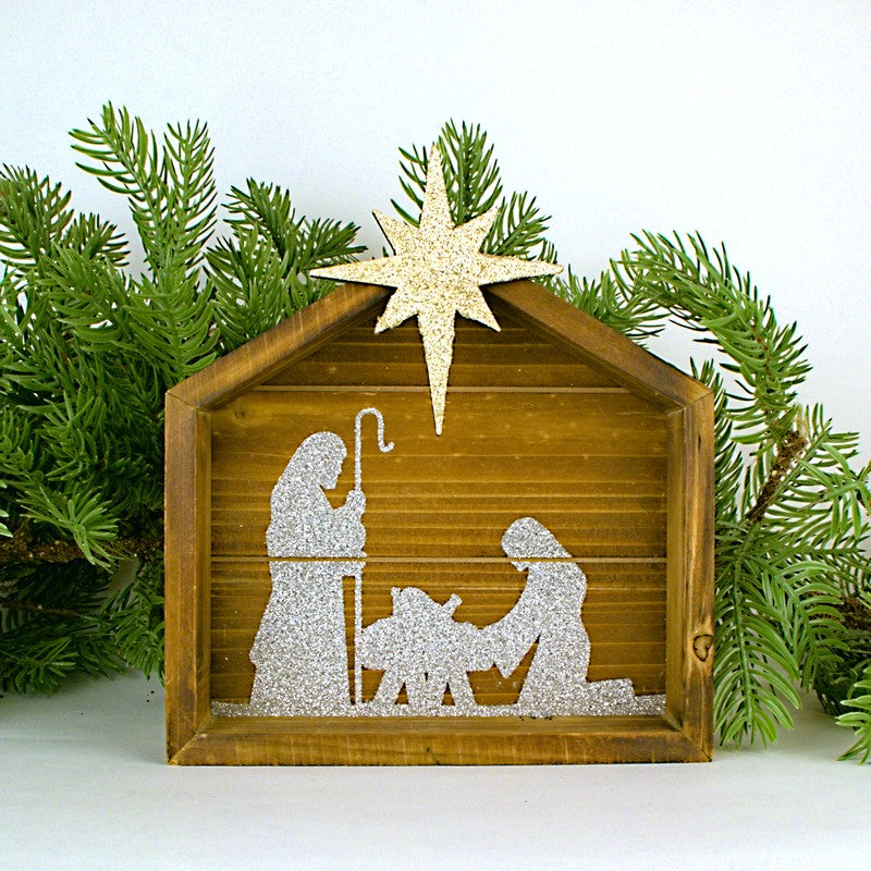 Shadowbox Nativity