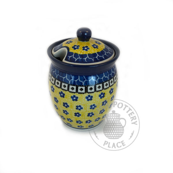 Large Honey Jar - Polish Pottery