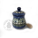 Small Honey Jar - Polish Pottery