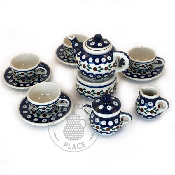 Miniature Tea Set - Polish Pottery