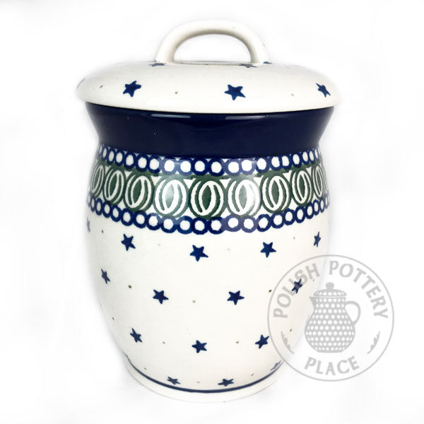 Large Bubble Canister - Polish Pottery