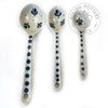 Large, Medium, Small Spoon Set - Polish Pottery