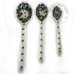 Large, Medium, Small Spoon Set - Polish Pottery