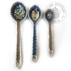 Large, Medium, Small Spoon Set - Polish Pottery