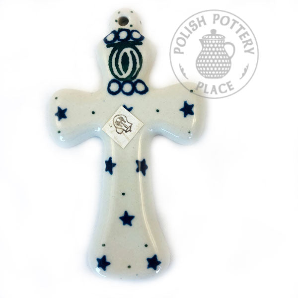 5" Hanging Cross - Stars