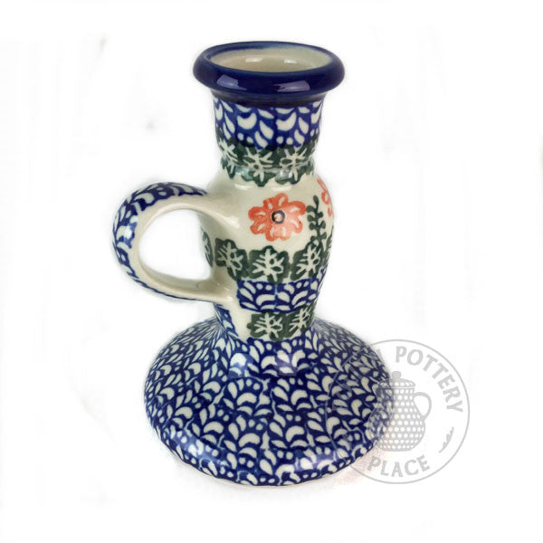 Medium Candle Holder - Polish Pottery