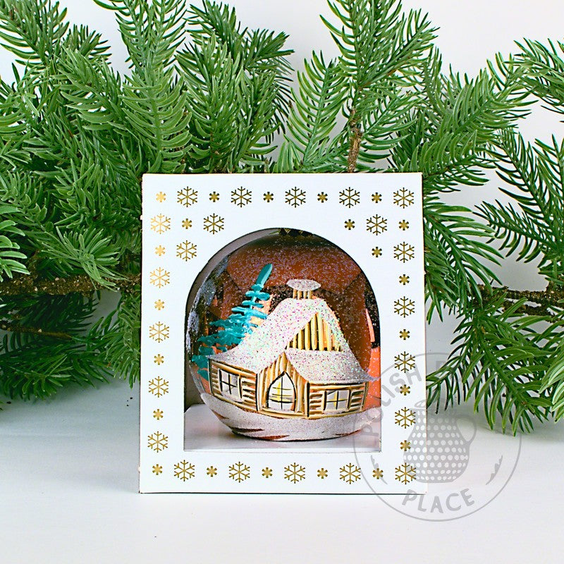 Small Polish Glass Ornament - Shiny Copper - Cabin & Lodge