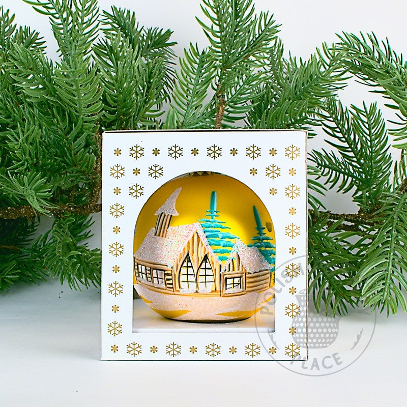 Small Polish Glass Ornament - Matte Gold - Church & Cabin