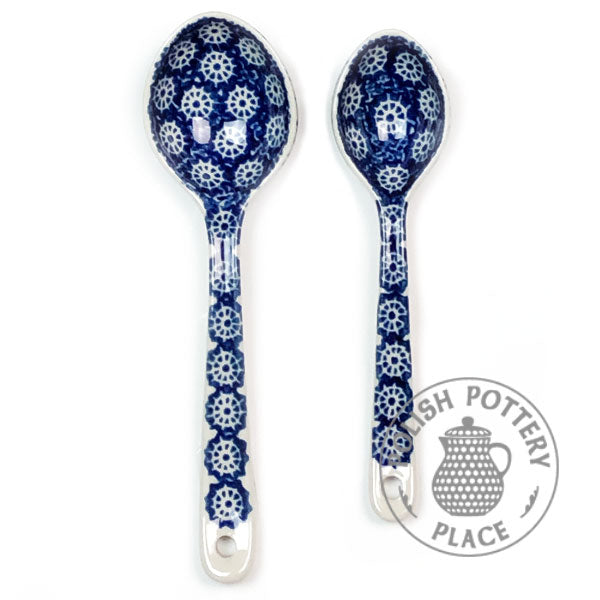 Large and Medium Spoon Set - Polish Pottery