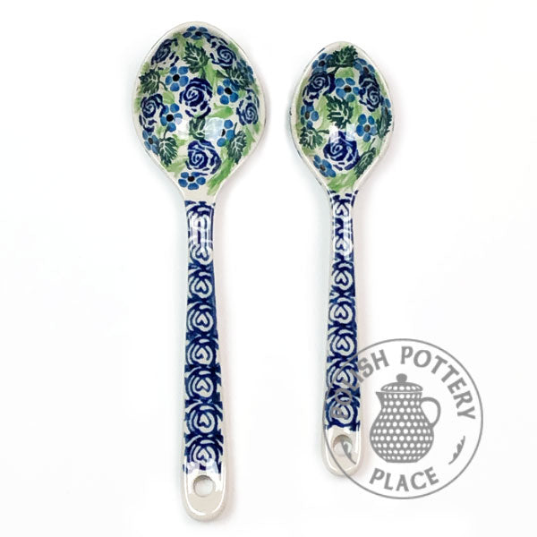 Large and Medium Spoon Set - Polish Pottery