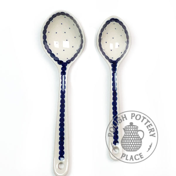 Large and Medium Spoon Set - Polish Pottery