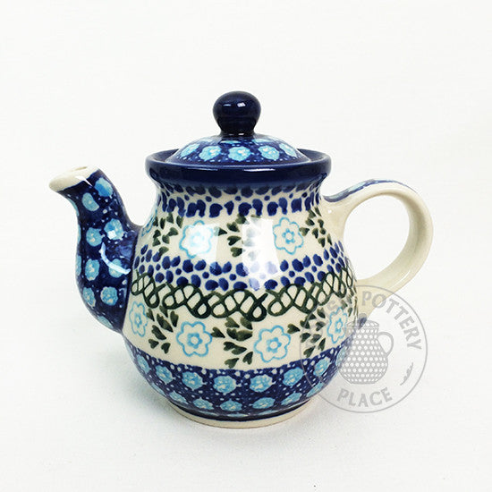 Teapot - 10 oz - Blue Flora