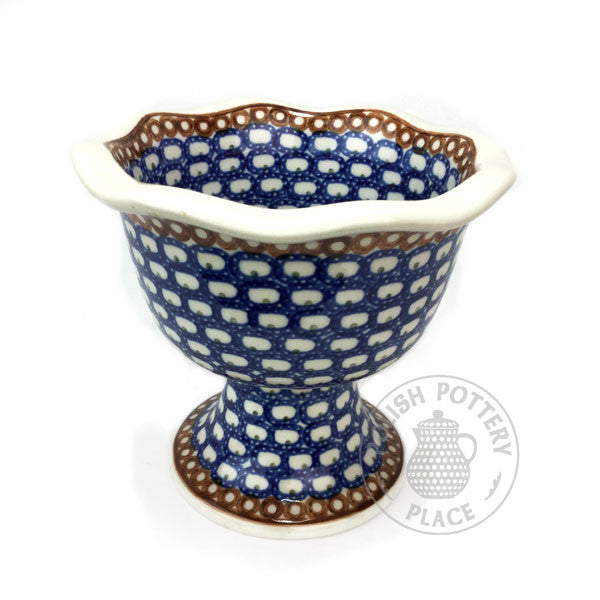 Tall Dessert Bowl - Polish Pottery